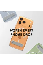 Apple iPhone 17 Pro Max caurspīdīgs vāciņš ar atbalsta kājiņu (Kickstand) un MagSafe CARE by PanzerGlass® - Image 3