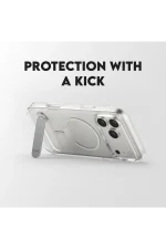 Apple iPhone 17 Pro Max caurspīdīgs vāciņš ar atbalsta kājiņu (Kickstand) un MagSafe CARE by PanzerGlass® - Image 8