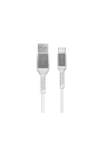Prio USB-A to USB-C Cable, 3A, 2m, White