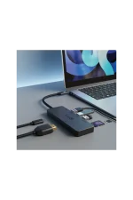 Prio 7-in-1 USB-C multiport-jaotur adapter – 4K HDMI, kaardilugeja, SD/TF, USB-A PC-le, sülearvutile ja Switchile - Image 2